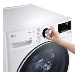 LG LG F0P3020TSWC Lavatrice 20 kg XL Centrifuga 1000 Giri Inverter Vapore Wi-Fi AI DD™ Classe B