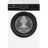 BEKO Beko Lavatrice Frontale 8 kg Classe A 1400 Giri EnergySpin Nero e Bianco