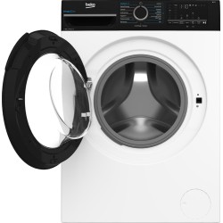 BEKO Beko Lavatrice Frontale 8 kg Classe A 1400 Giri EnergySpin Nero e Bianco