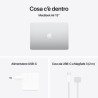 APPLE Apple MacBook Air 13'' M4 chip 10-core CPU 10-core GPU, 16GB, 512GB SSD - Argento