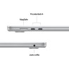 APPLE Apple MacBook MW1G3T/A Air 15'' M4 chip 10-core CPU 10-core GPU, 16GB, 256GB SSD - Argento