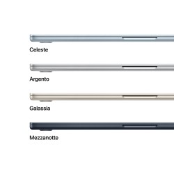 APPLE Apple MacBook MW1J3T/A Air 15'' M4 chip 10-core CPU 10-core GPU, 16GB, 256GB SSD - Galassia