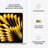 APPLE Apple MacBook MW1K3T/A Air 15'' M4 chip 10-core CPU 10-core GPU, 16GB, 512GB SSD - Galassia
