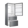 Haier Haier Frigorifero Combinato 450L No Frost 70cm Platino Classe E HTOPMNE7193
