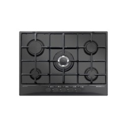Glem Gas Glem Gas Piano Cottura GT755NC 5 Fornelli Gas da Incasso 70 cm Nero