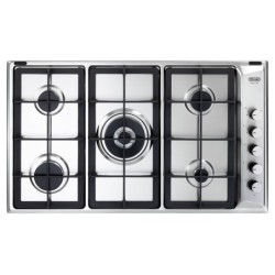 De’Longhi De'Longhi piano cottura a gas IL59PRO ND 5 fornelli 86 cm da incasso acciaio inox