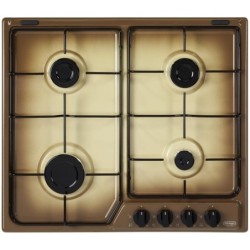 De’Longhi De'Longhi Piano Cottura Gas 4 Fornelli 60cm da Incasso Marrone Smaltato YTF 46 ASV