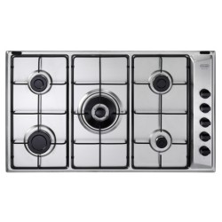 De’Longhi De'Longhi Piano Cottura Gas YAL 59 DD 5 Fornelli 86 cm da Incasso Acciaio Inox