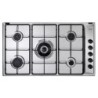 De’Longhi De'Longhi Piano Cottura Gas YAL 59 DD 5 Fornelli 86 cm da Incasso Acciaio Inox