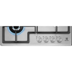 Electrolux Electrolux piano cottura gas 4 fornelli da incasso 59.5 cm acciaio inox EGS64362X