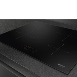 SMEG Smeg piano cottura a induzione 60cm 4 zone nero vetroceramica touch control 7200W