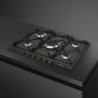 SMEG Smeg SRV876AOGH Piano di cottura gas 5 fuochi 68.5 cm antracite wok stile coloniale da incasso