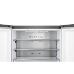 Hisense Hisense Frigorifero Americano RQ758N4SWSE 606L No Frost Acciaio Inox Wi-Fi Classe E