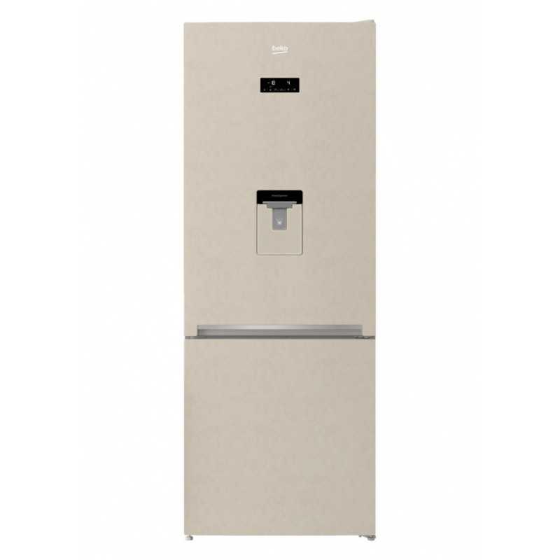 BEKO Beko RCNE560E40DBN Frigorifero Combinato No Frost 497 L Classe E Sabbia