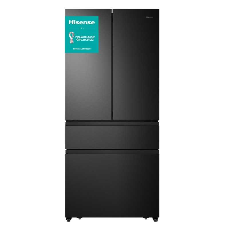 Hisense Hisense RF540N4SBF2 Frigorifero Side by Side 533L No Frost Nero Libera Installazione