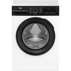 BEKO Beko Lavatrice Frontale 8 kg Classe A 1400 Giri EnergySpin Nero e Bianco