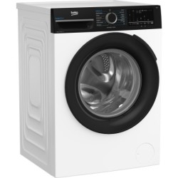 BEKO Beko Lavatrice Frontale 8 kg Classe A 1400 Giri EnergySpin Nero e Bianco
