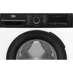 BEKO Beko Lavatrice Frontale 8 kg Classe A 1400 Giri EnergySpin Nero e Bianco