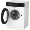 BEKO Beko Lavatrice Frontale 8 kg Classe A 1400 Giri EnergySpin Nero e Bianco