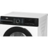 BEKO Beko Lavatrice Frontale 8 kg Classe A 1400 Giri EnergySpin Nero e Bianco