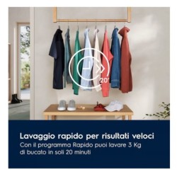 Electrolux Electrolux Lavatrice EW6FBG210G Frontale 10kg 1400 Giri Classe A Bianca