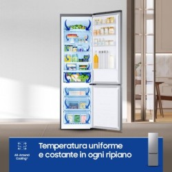 Samsung Samsung Frigorifero Combinato RB38C600CS9 390L No Frost Classe C Wi-Fi Acciaio inox