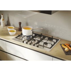 Candy Candy piano cottura a gas 5 fornelli da incasso 74.5 cm acciaio inox app hOn