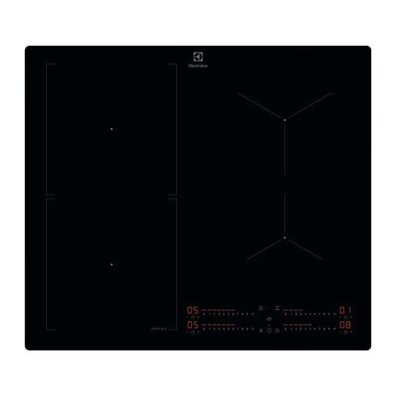 Electrolux Electrolux Serie 700 piano cottura a induzione 4 fornelli 58 cm da incasso nero