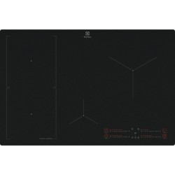 Electrolux Electrolux Serie 700 Piano cottura a induzione 80 cm 4 zone da incasso nero KIS82453IZ