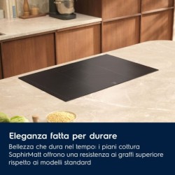 Electrolux Electrolux Serie 700 Piano cottura a induzione 80 cm 4 zone da incasso nero KIS82453IZ