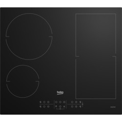 BEKO Beko Piano Cottura Induzione 60cm 4 Fornelli Nero Vetro Touch 7200W HII64210FMTR