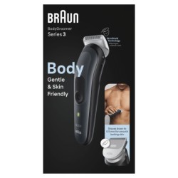 Braun Braun Rifinitore Corpo 3 Depilatore Uomo Nero Grigio