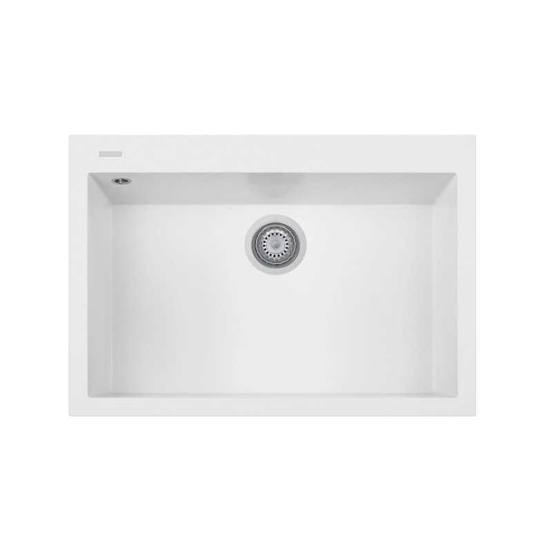 Plados Plados One Standard Lavello Ultragranit Bianco 1 Ciotola