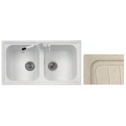 Plados Plados Lavello Atlantic 86.20 UG94 a Due Vasche