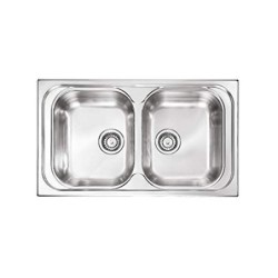 Plados Plados Lavello Cucina a Due Vasche Acciaio Inox Universal TL08620