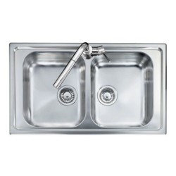 Plados Plados Lavello OLYMPUS 8620 Acciaio Inox Satinato 80cm