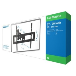 Valueline Valueline VLMFM3L Supporto Universale Nero 100x100mm