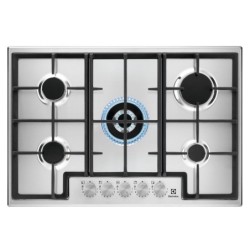 Electrolux Electrolux Piano cottura a gas 5 fornelli 75 cm da incasso acciaio inox