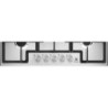 Electrolux Electrolux Piano cottura a gas 5 fornelli 75 cm da incasso acciaio inox