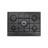 Glem Gas Glem Gas Piano Cottura GT755NC 5 Fornelli Gas da Incasso 70 cm Nero