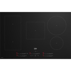 BEKO Beko Piano cottura induzione 80 cm 5 fornelli IndyFlex nero da incasso