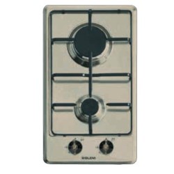 Glem Gas Glem Gas Piano cottura a gas 2 fornelli da incasso 30 cm sabbia