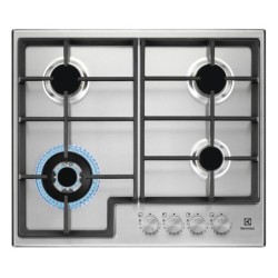 Electrolux Electrolux piano cottura gas 4 fornelli da incasso 59.5 cm acciaio inox EGS64362X