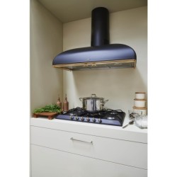 SMEG Smeg SRV876AOGH Piano di cottura gas 5 fuochi 68.5 cm antracite wok stile coloniale da incasso