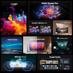 MQE MQE7600 TV 43 Pollici QLED 4K Ultra HD