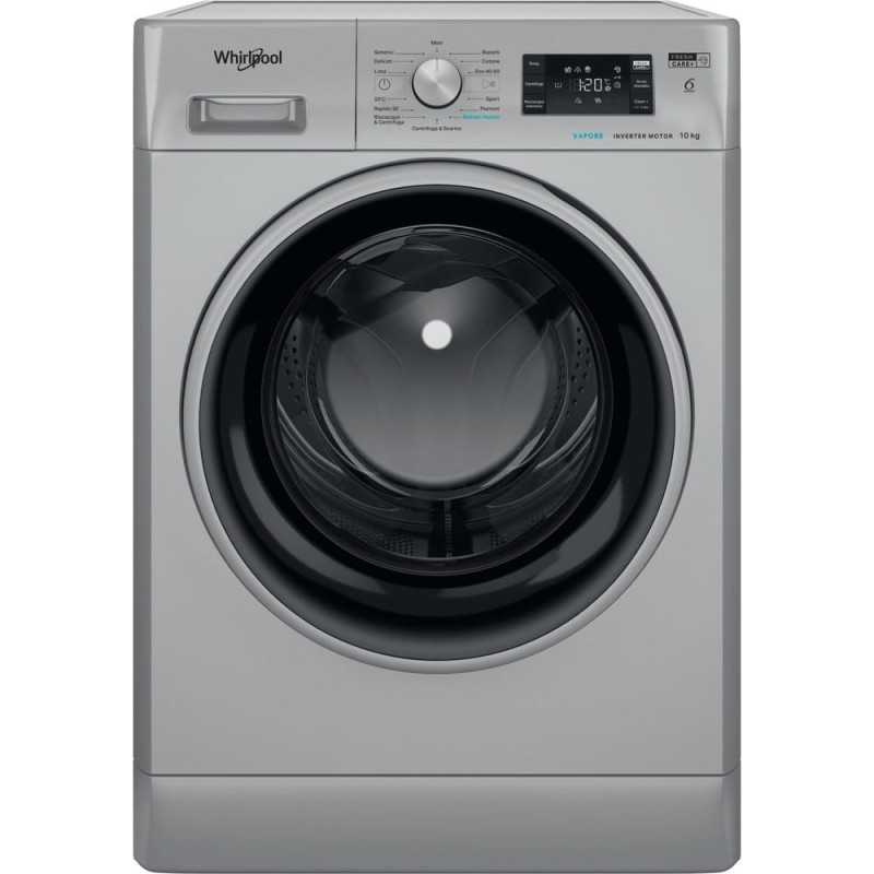 Whirlpool LAV.WHIRL FFB108SILVERIT C/FRONT 10KG CE.A INV VAPORE SILV