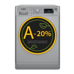 Whirlpool LAV.WHIRL FFB108SILVERIT C/FRONT 10KG CE.A INV VAPORE SILV