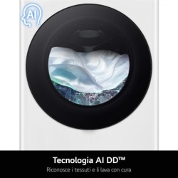LG LG Lavatrice F4R5011TSMB 11 kg 1400 Giri Classe A Nero AI DD TurboWash