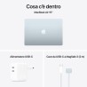 APPLE Apple MacBook MC7D4T/A Air 15'' M4 chip 10-core CPU 10-core GPU, 24GB, 512GB SSD - Celeste