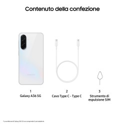 Samsung Samsung SM-A366B A36 8+256GB 6.7 5G Awesome White ITA